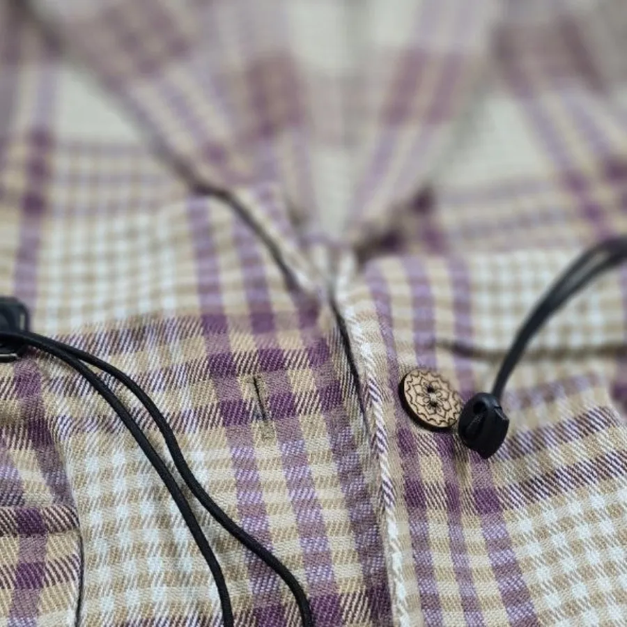 پالتو چهارخونه یقه انگلیس