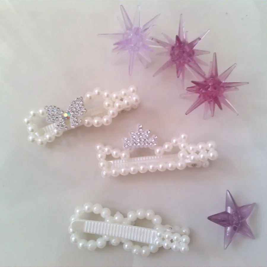 گیره مو انبری مرواریدی