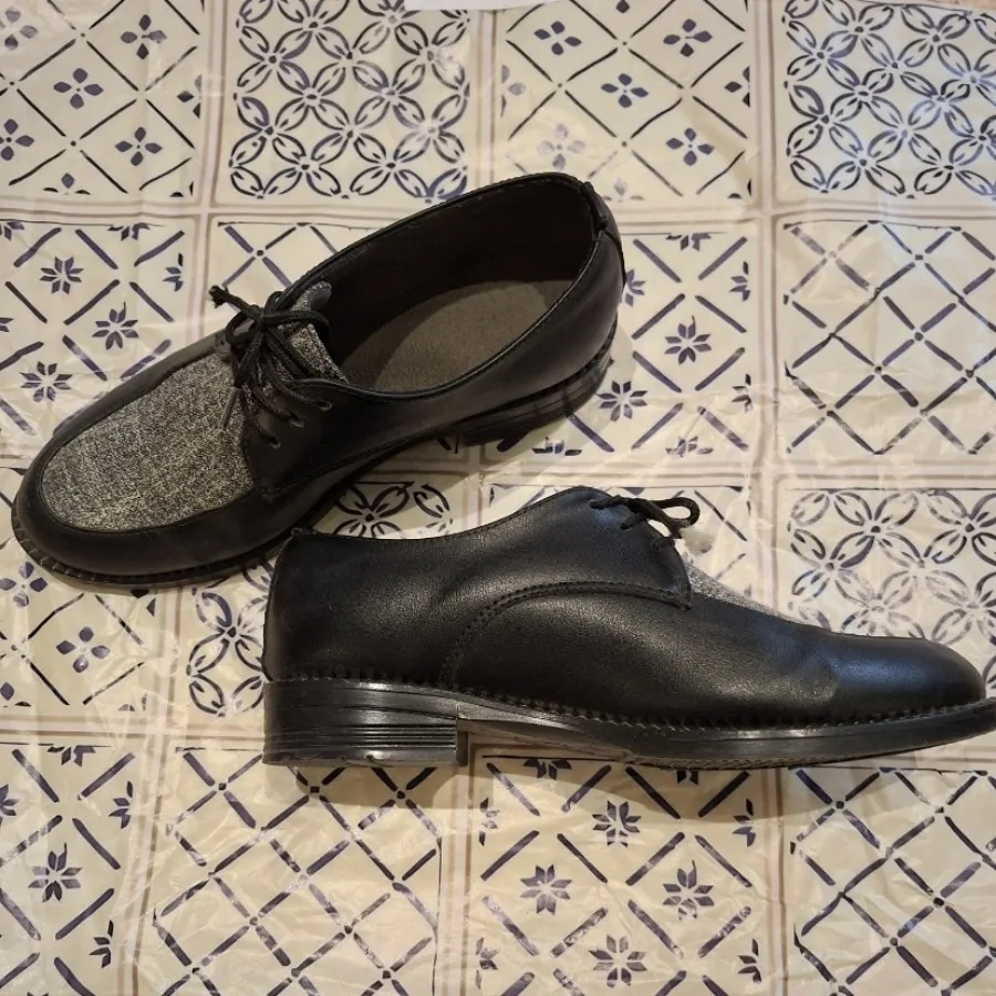 کفش ورن،مشکی و خاکستری