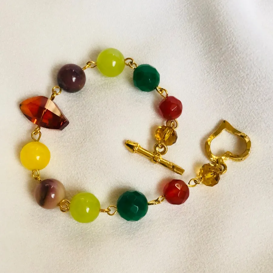 دستبند سنگ دستساز