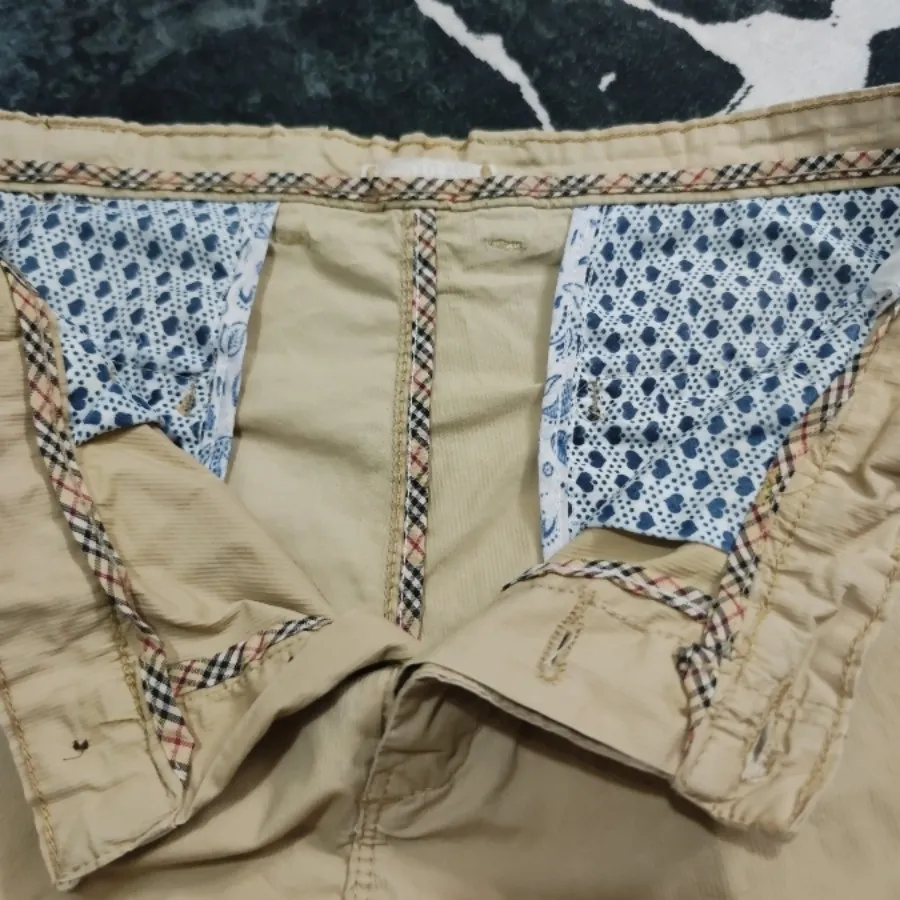 شلوار کتان کبریتی کاغذی