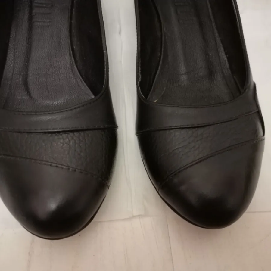 کفش چرم مشکی