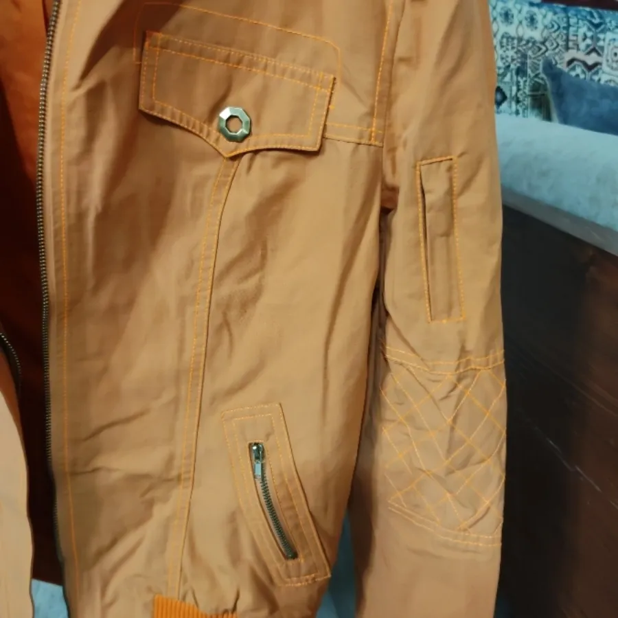 کاپشن بارونی کتان آستردار