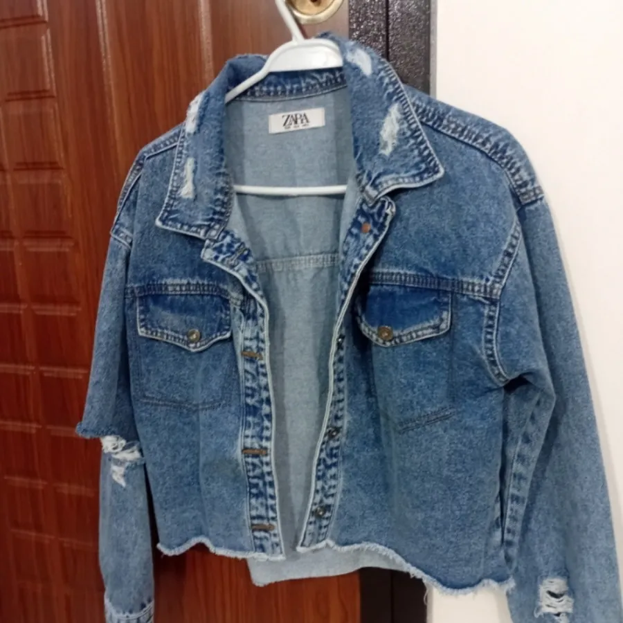 کراپ کت جین زارا