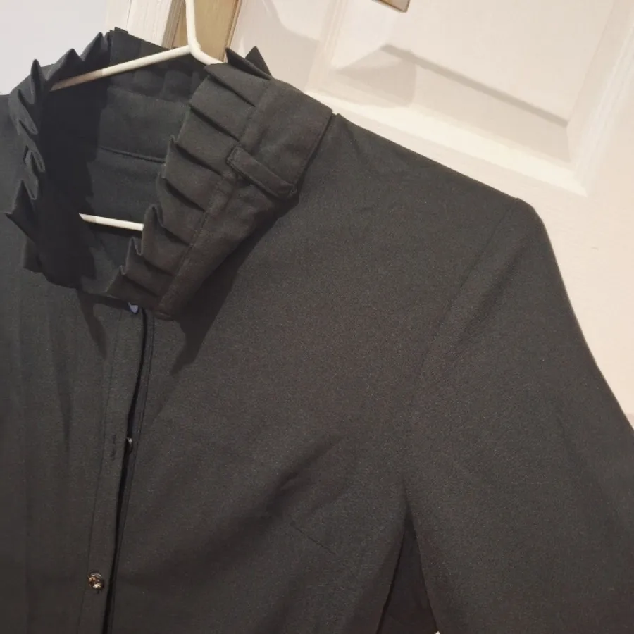 شومیز مشکی کرپ