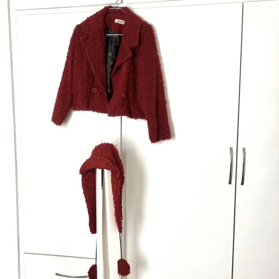 ست کراپ کت و کلاه تدی