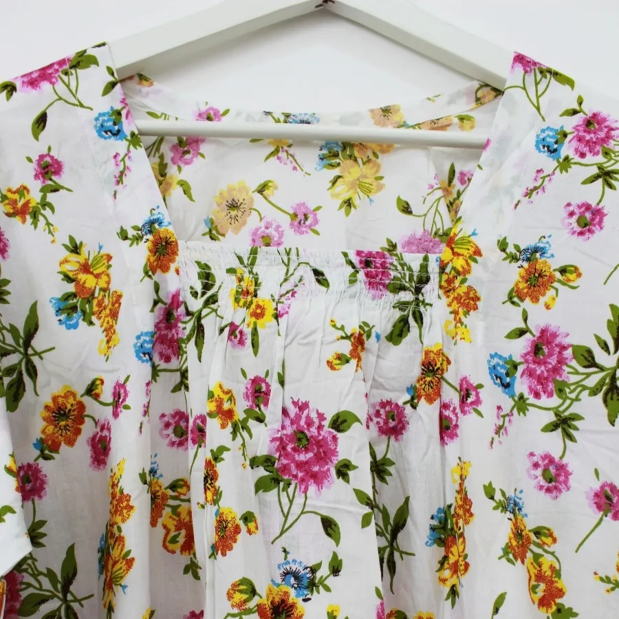 پیراهن زنانه راحتی نخی