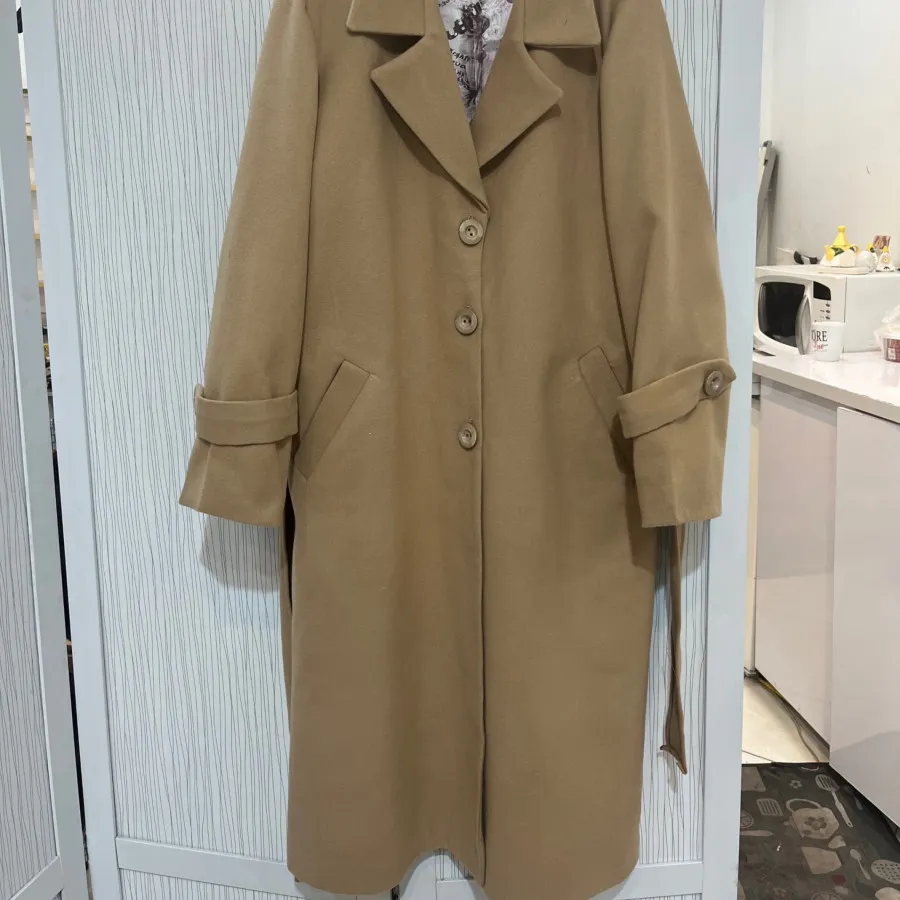 پالتو فوتر زنانه کرم شیک