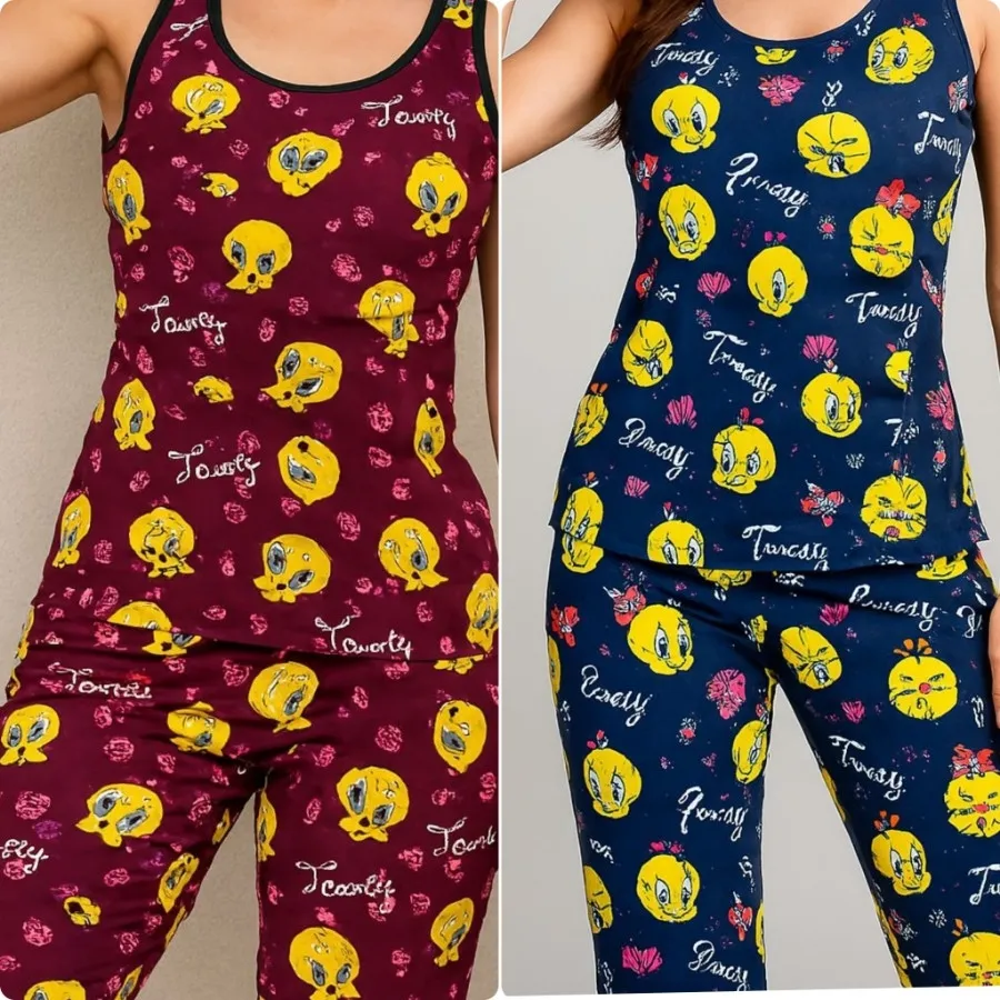 ست تاپ شلوار توییتی