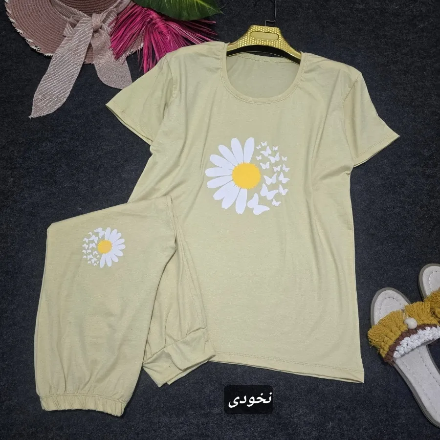 تیشرت شلوارک بابونه