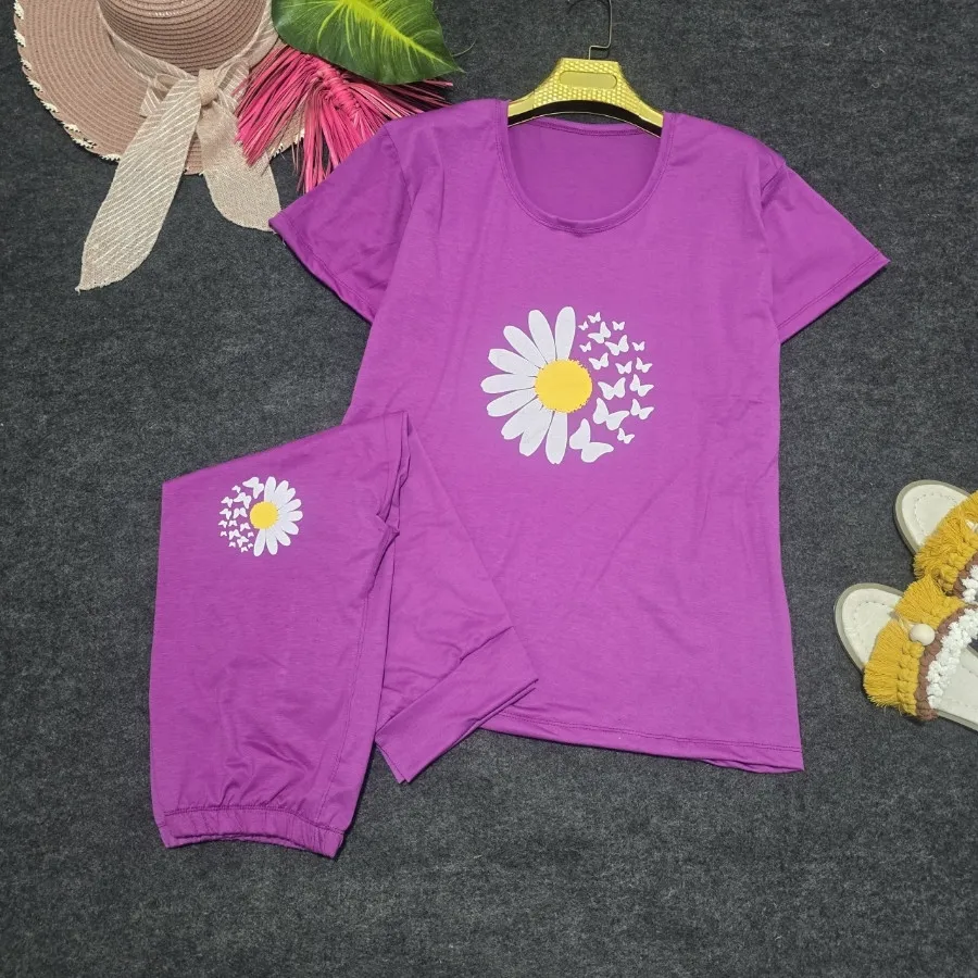 تیشرت شلوارک بابونه