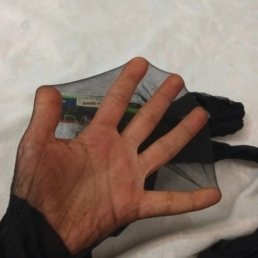 جوراب شلواری مشکی شیشه ای