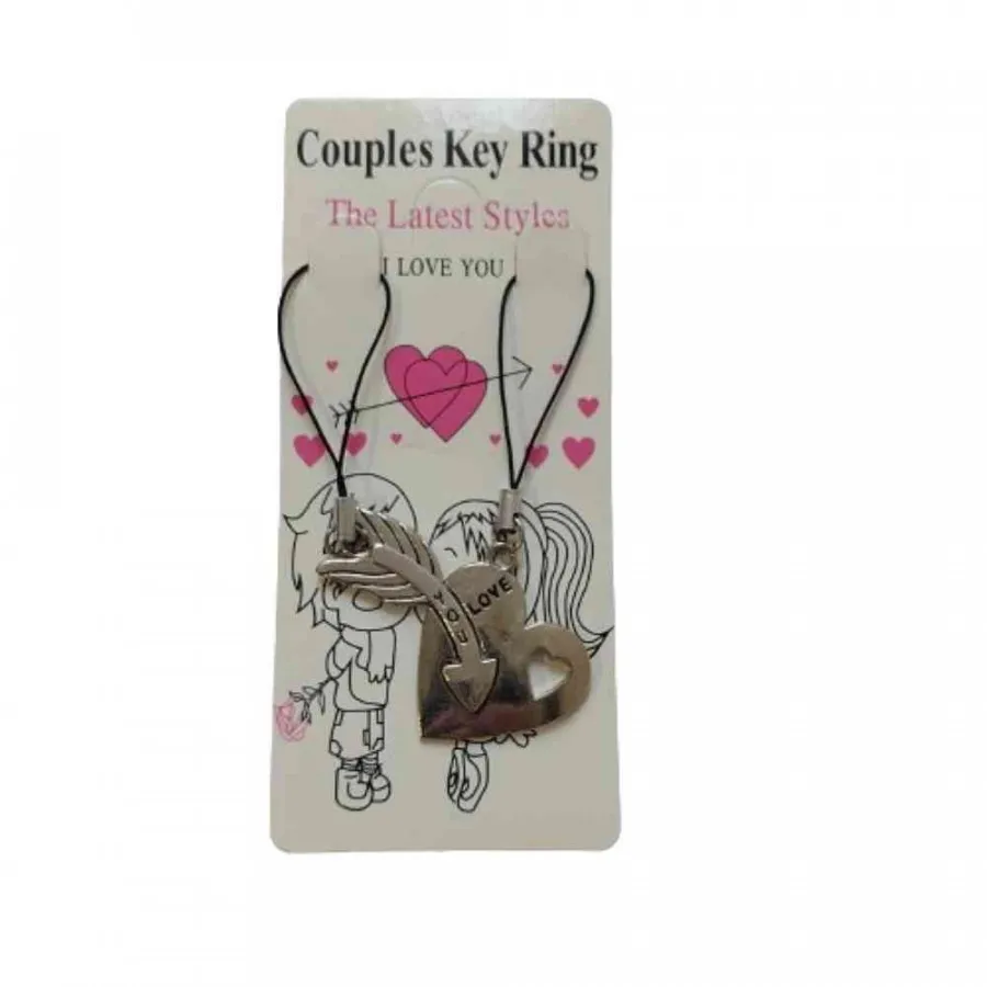 2 عدد آویز پازلی قلب تیر