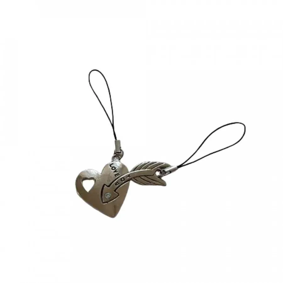 2 عدد آویز پازلی قلب تیر