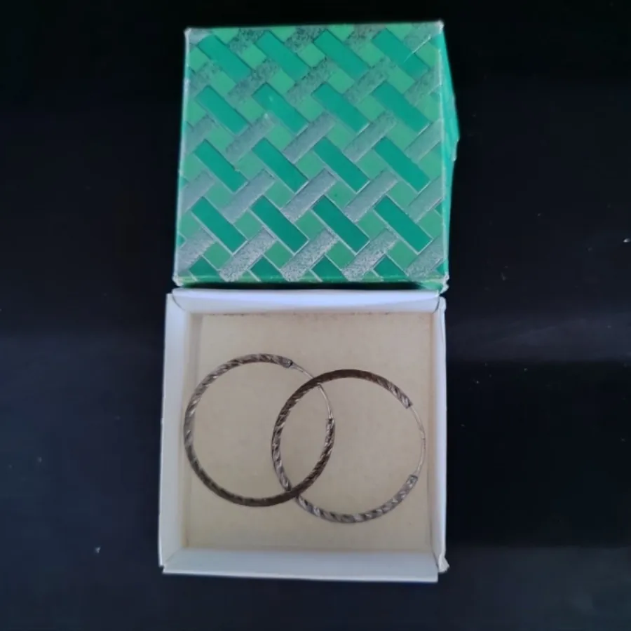 گوشواره حلقه ای نقره