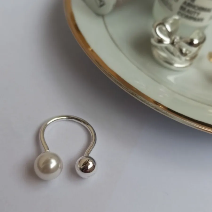 انگشتر آبکاری مروارید