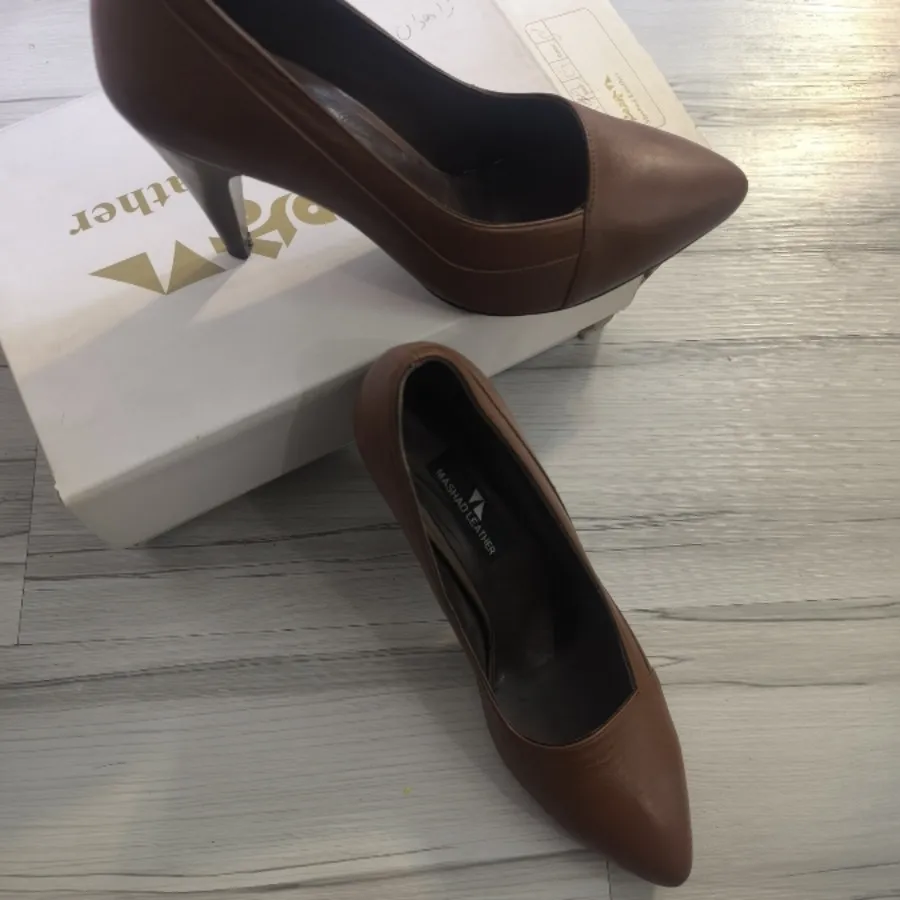 کفش پاشنه بلند چرم مشهد