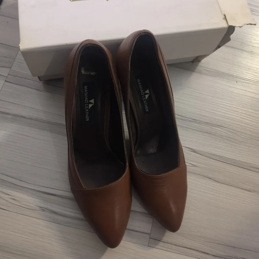 کفش پاشنه بلند چرم مشهد