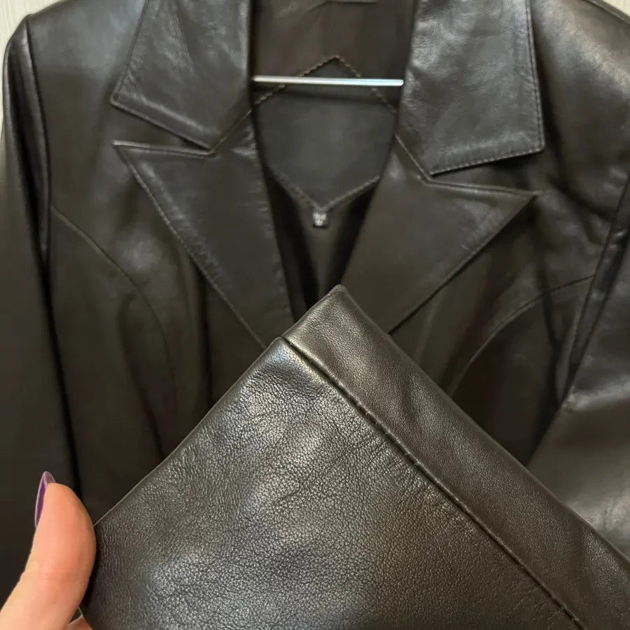 پالتو چرم طبیعی