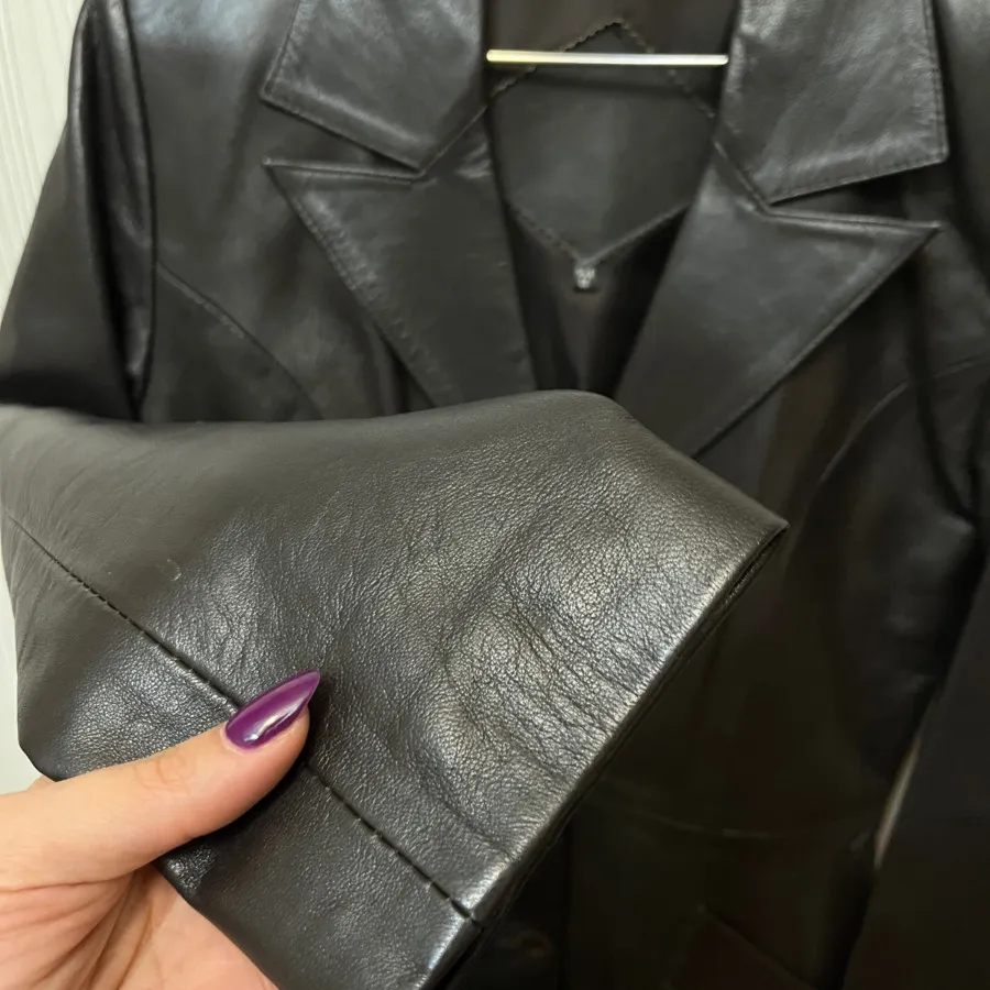 پالتو چرم طبیعی