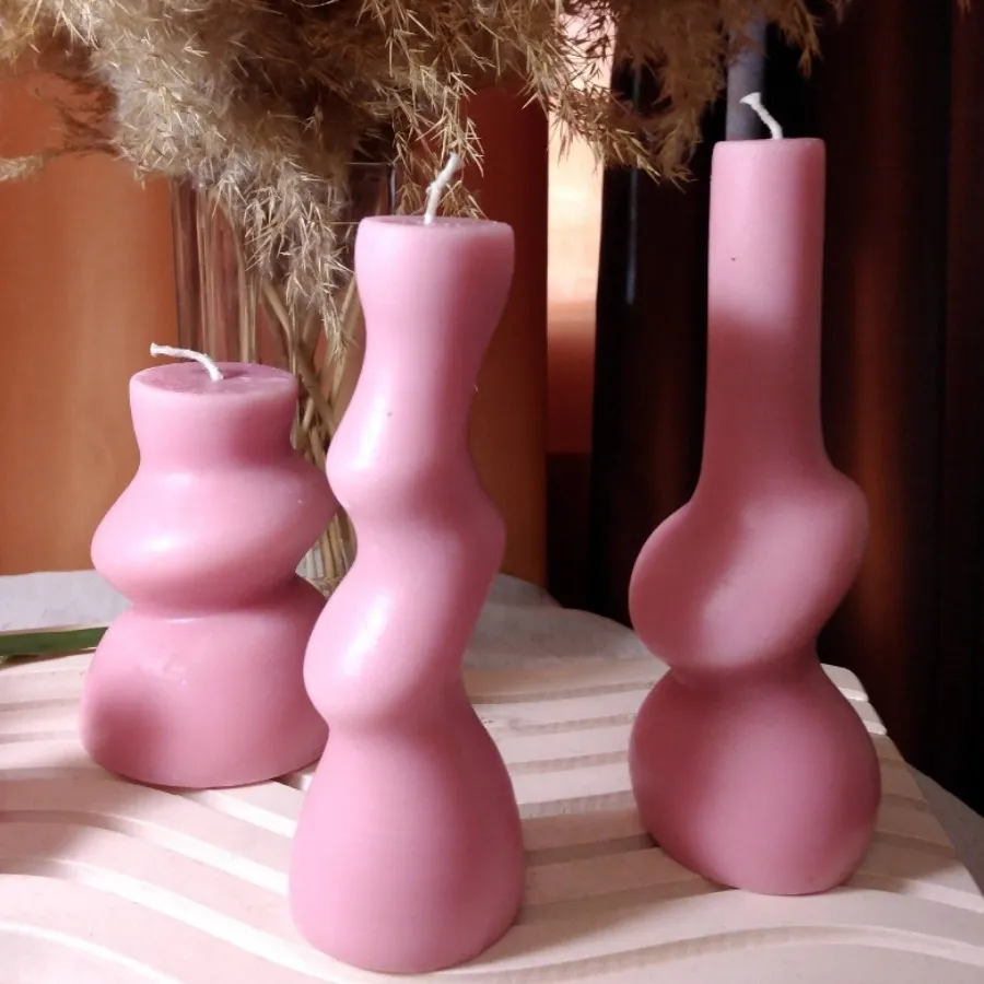 قالب ست سه تایی شمع دنسر