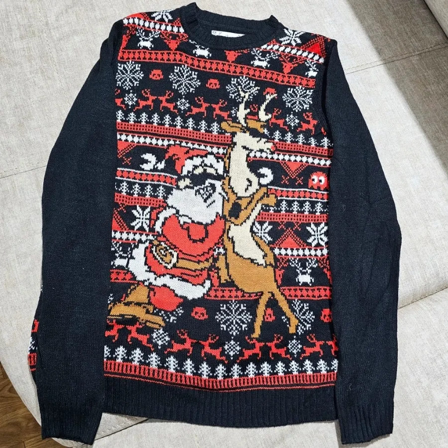 شومیز بافت کریسمسی