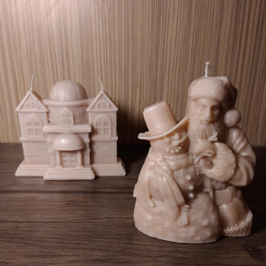 قالب بابانویل و آدم برفی