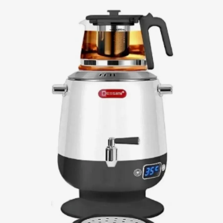 سماور برقی با قوری پیرکس