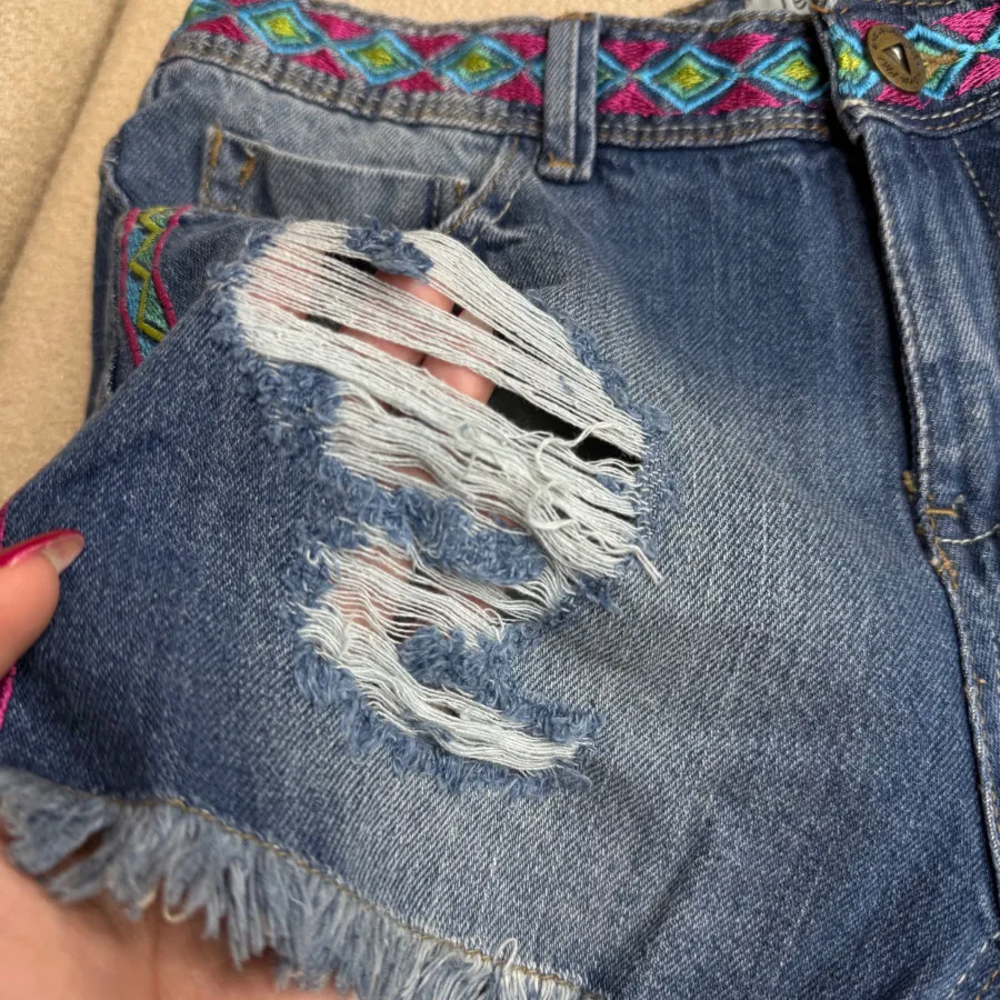 شلوارک جین برند ترنووا