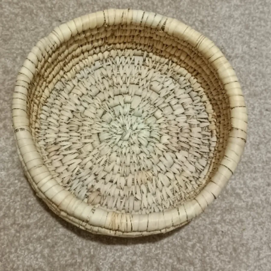 سبد حصیری بزرگ