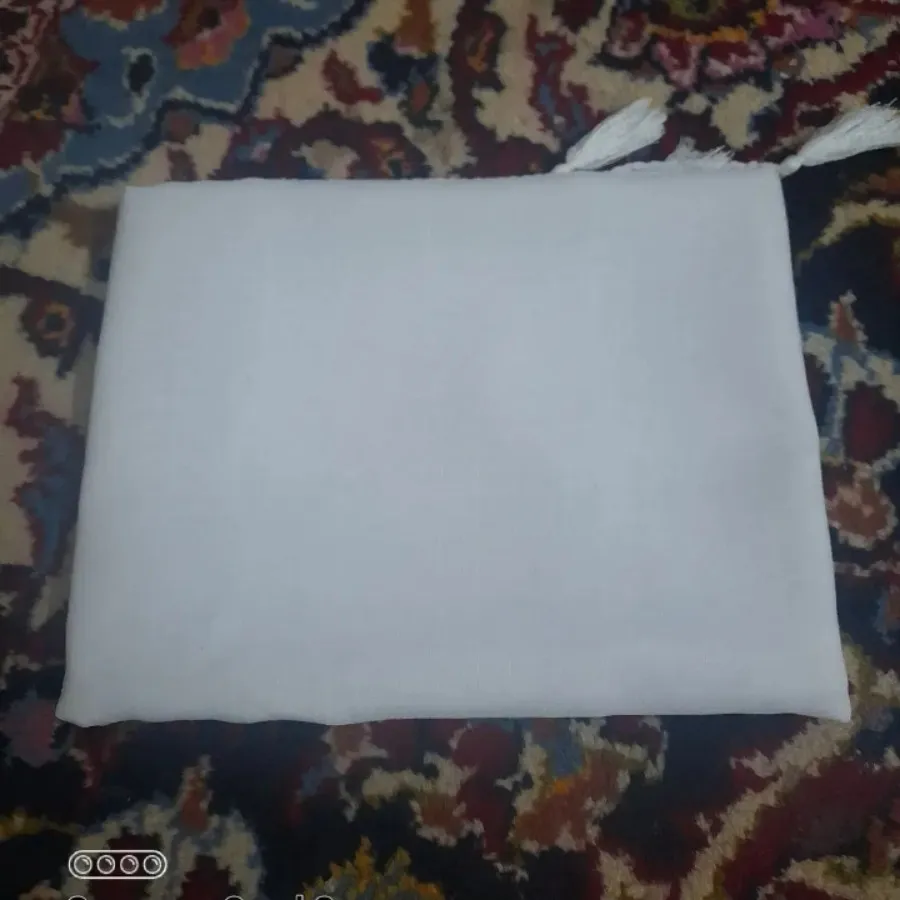 شال نخی سفید