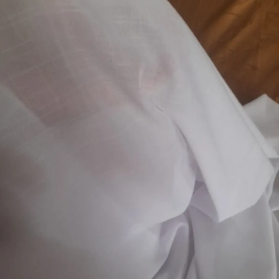 شال نخی سفید