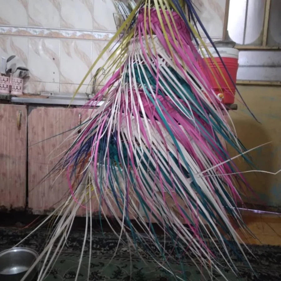 انواع لوستر حصیری