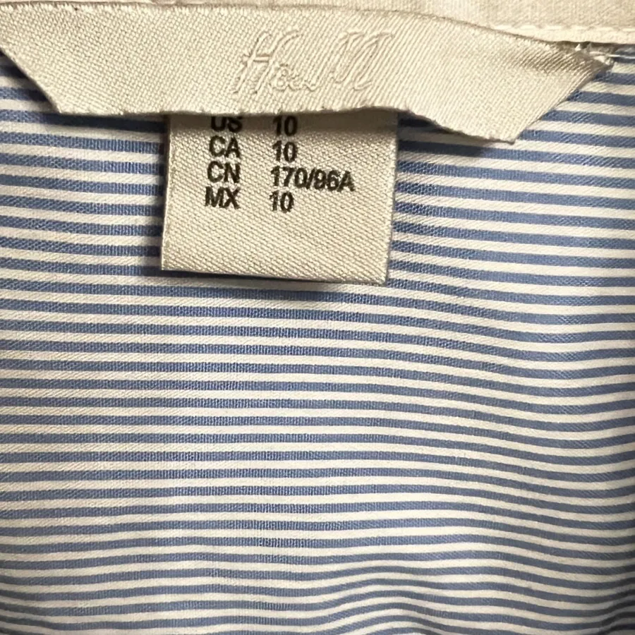 شومیز آبی برند h&m