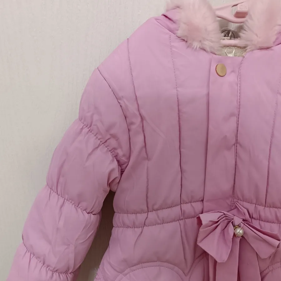 کاپشن صورتی بسیار گرم