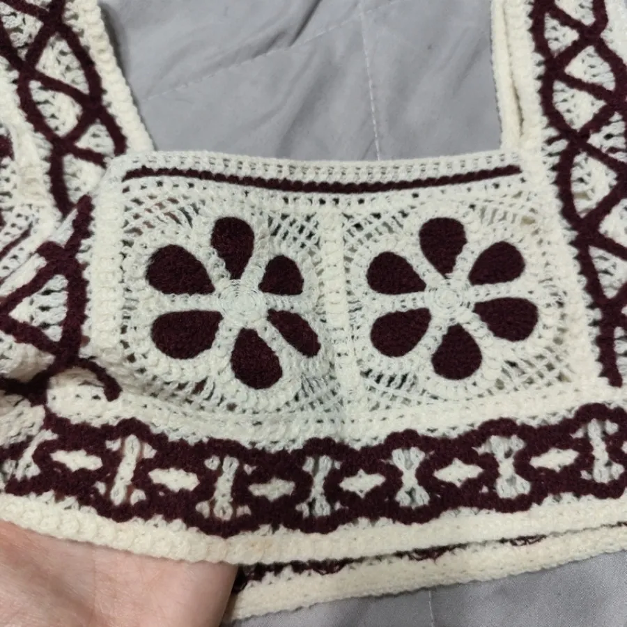 تاپ نیم تنه بافت