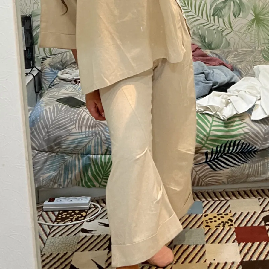 ست شومیز شلوار لینن