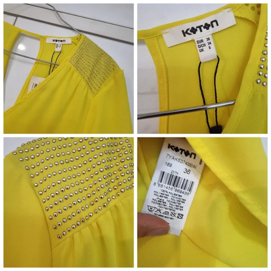 بلوز آستین کوتاه کوتون