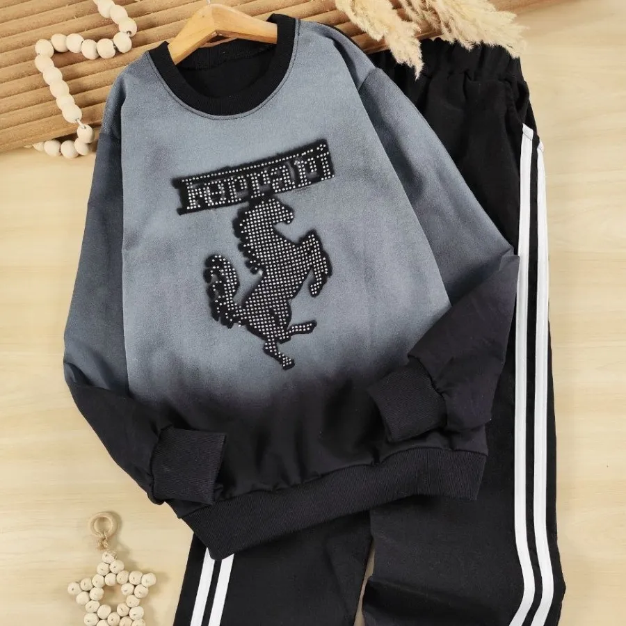 بلوز و شلوار اسب نگینی