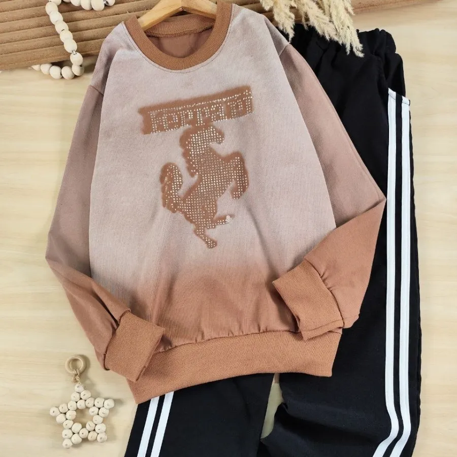 بلوز و شلوار اسب نگینی