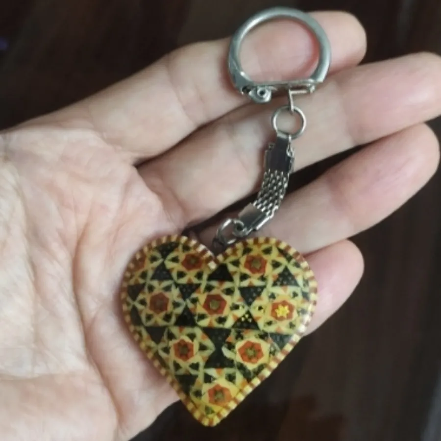 سر کلیدی قلب خاتم کاری