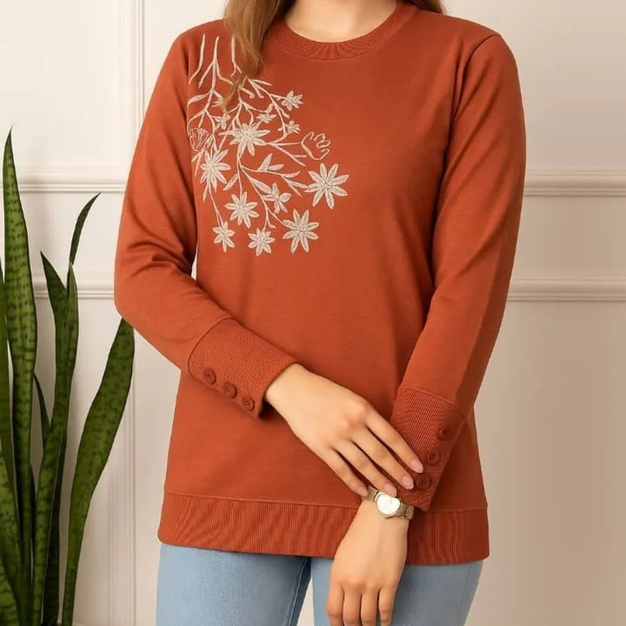 بلوز سرآستین دکمه دار