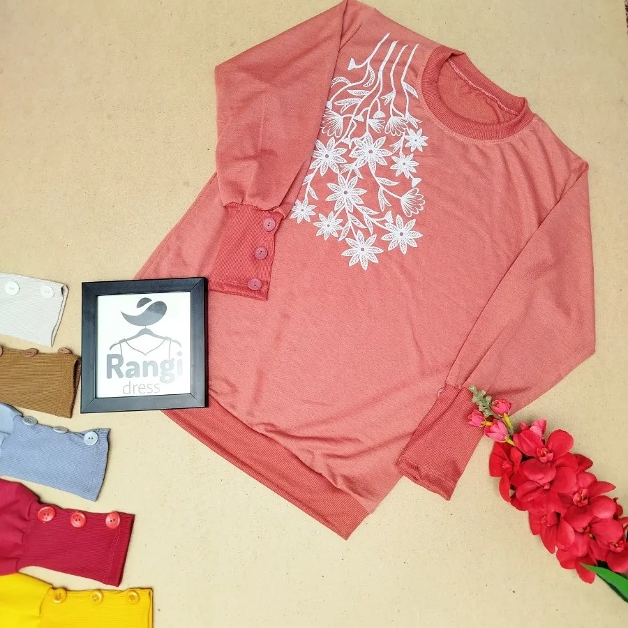 بلوز سرآستین دکمه دار