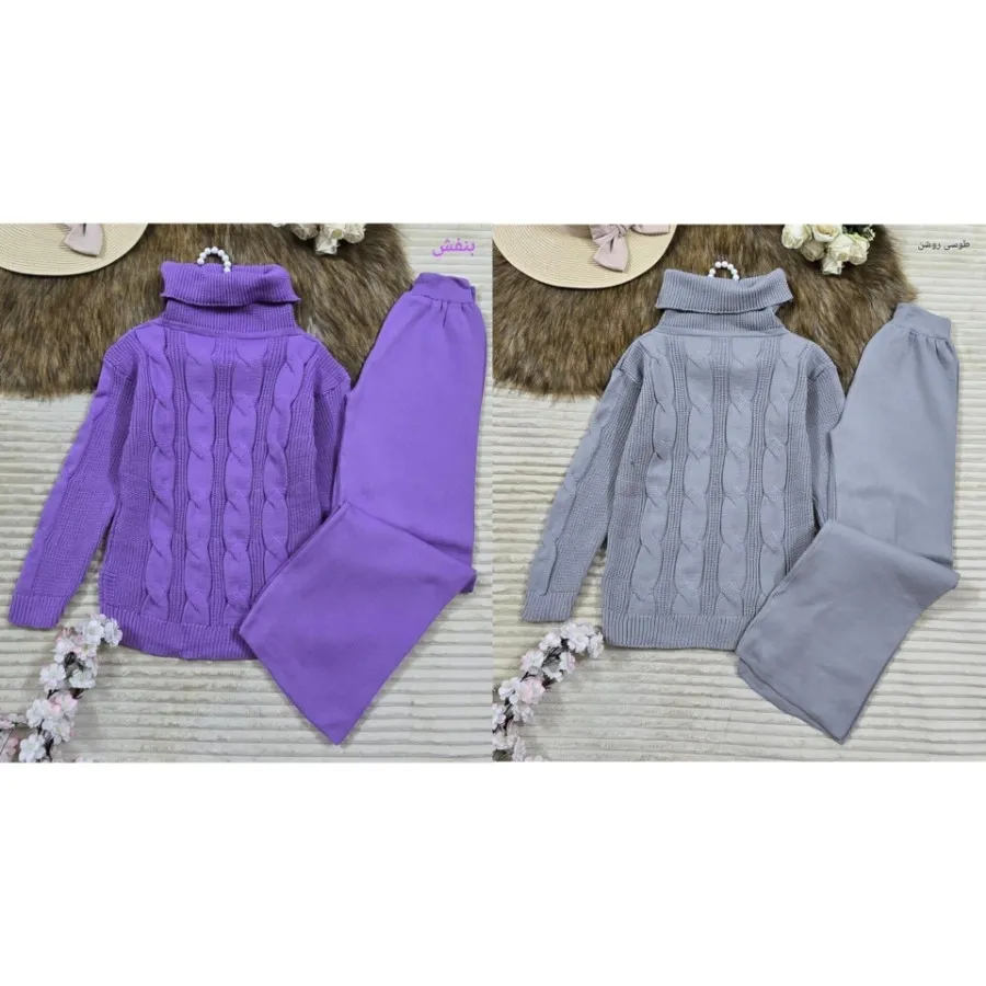 ست بافت یقه شل