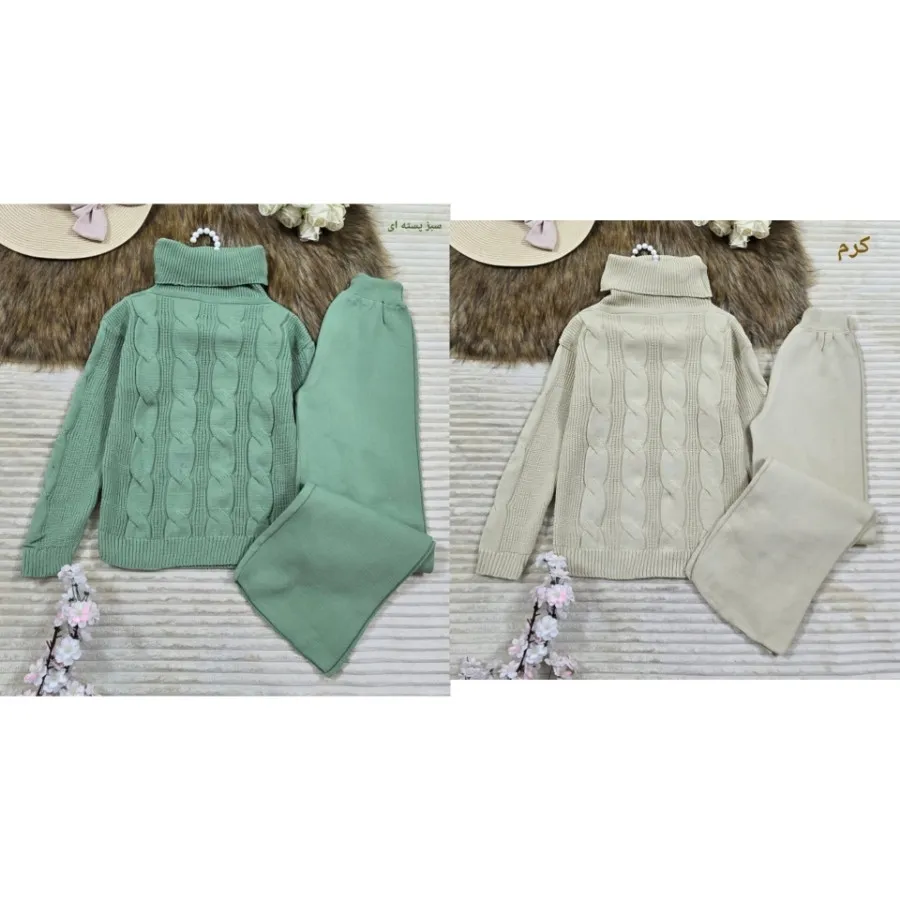 ست بافت یقه شل