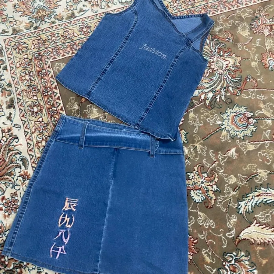 تاپ دامن جین