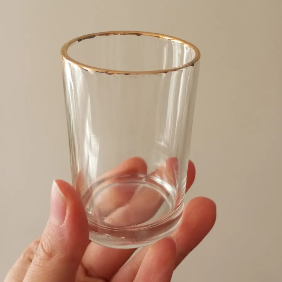 یک دست استکان بلور نقلی