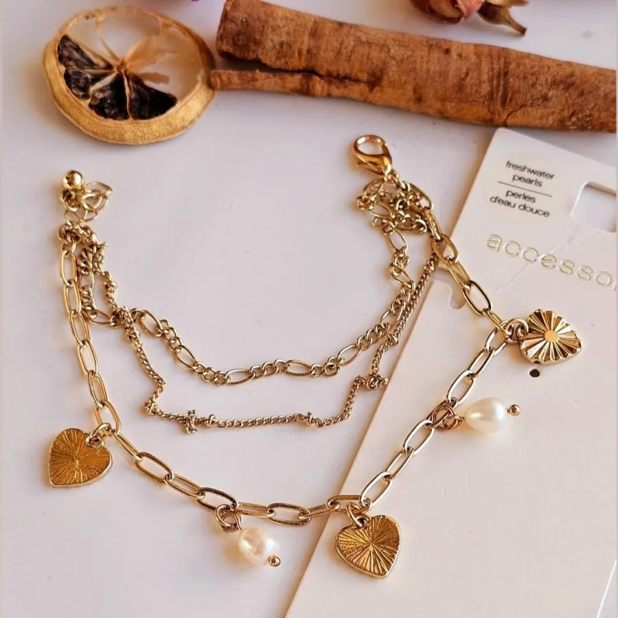 دستبند مروارید آب شیرین