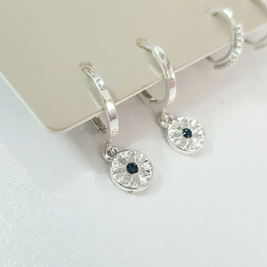 پک گوشواره نقره ای TOSH