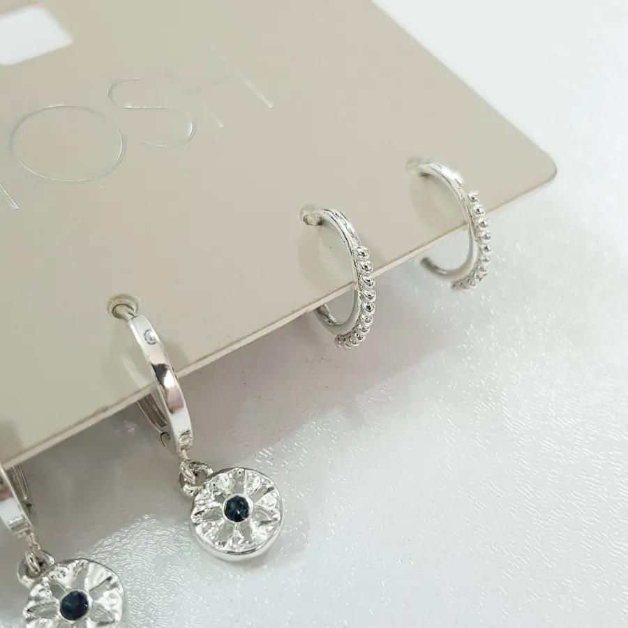 پک گوشواره نقره ای TOSH